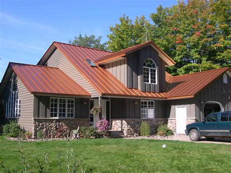 contemporary house with metal roof|metal roof colors.